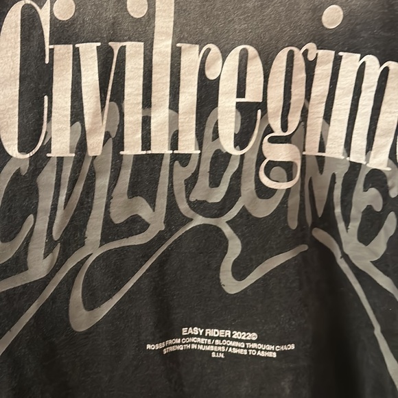 Civil Regime Oversized Men’s T-Shirt Size M - Picture 5 of 5